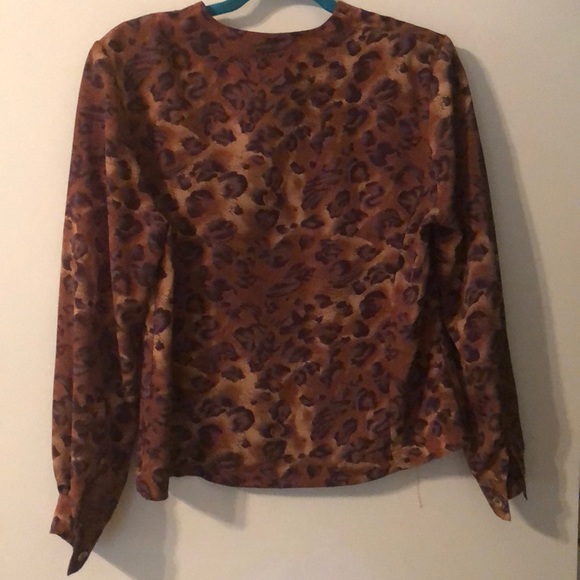 Leopard Print Blouse - Picture 2 of 2